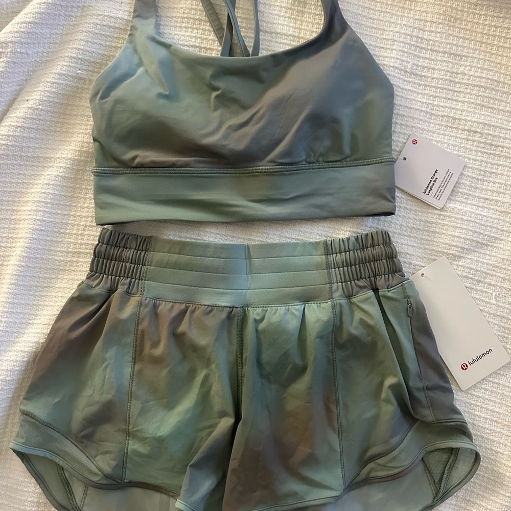 lululemon athletica Sports Bra and Shorts Set